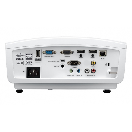 OPTOMA EH412ST 1080P 1920x1080 4000 Lumens 22000:1 3kg 0.49:1 VGA 2 HDMI HP 10W