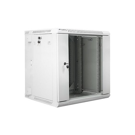 Lanberg - Rack cabinet - wall mountable - grey, RAL 7035 - 12U - 19" - 3