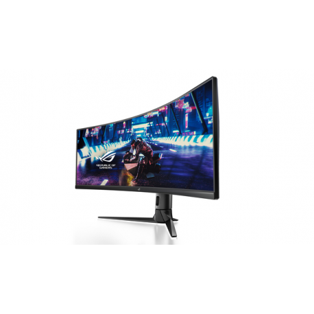 ASUS ROG Strix XG49VQ - LED monitor - gaming - curved - 49" - 3840 x 1080 DFHD - VA - 450 cd / m² - 3000:1 - DisplayHDR 400 - 4 ms - 2xHDMI, DisplayPort - speakers - black - 6