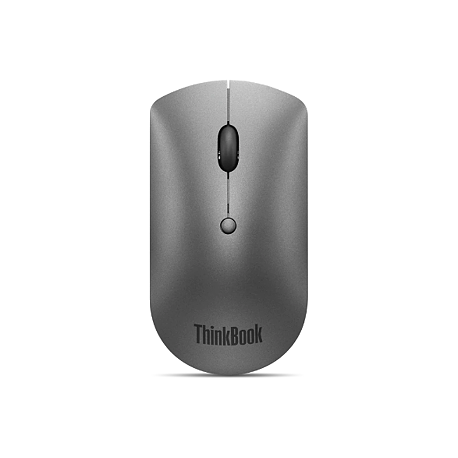 Lenovo ThinkPad Silent - Mouse - right and left-handed - blue optical - 3 buttons - wireless - Bluetooth 5.0 - iron grey - retail - for ThinkCentre M80t Gen 3; ThinkCentre neo 50; ThinkPad T14s Gen 3; V50t Gen 2-13 - 1