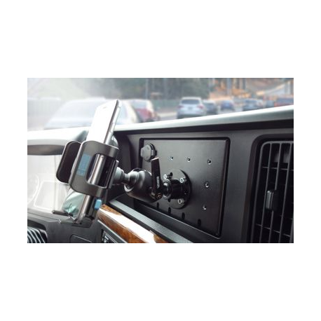 Gamber-Johnson Zirkona - Mounting component (medium joiner) - anodised aluminium - black powder coat - for P/N: 18322 - 0