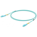 Ubiquiti UniFi - Patch cable - LC multi-mode (M) to LC multi-mode (M) - 5 m - fibre optic - duplex - 50  /  125 micron - OM3 - turquoise