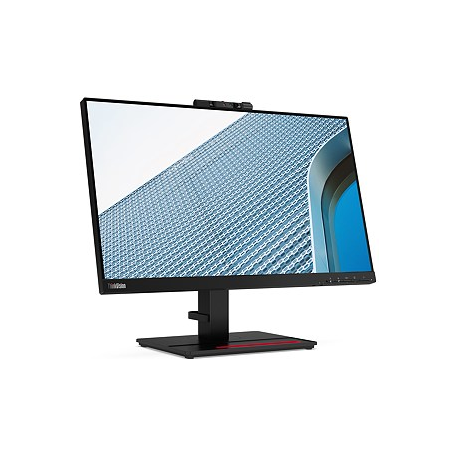 Lenovo ThinkVision T24v-20 - LED monitor - 24" (23.8" viewable) - 1920 x 1080 Full HD (1080p) @ 60 Hz - IPS - 250 cd / m² - 1000:1 - 4 ms - HDMI, VGA, DisplayPort - speakers - raven black - 0