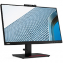 Lenovo ThinkVision T24v-20 - LED monitor - 24" (23.8" viewable) - 1920 x 1080 Full HD (1080p) @ 60 Hz - IPS - 250 cd / m² - 1000:1 - 4 ms - HDMI, VGA, DisplayPort - speakers - raven black