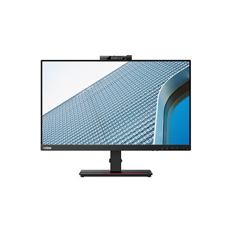 Lenovo ThinkVision T24v-20 - LED monitor - 24" (23.8" viewable) - 1920 x 1080 Full HD (1080p) @ 60 Hz - IPS - 250 cd / m² - 1000:1 - 4 ms - HDMI, VGA, DisplayPort - speakers - raven black - 2