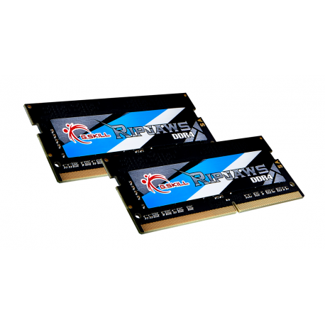 G.Skill Ripjaws - DDR4 - kit - 16 GB: 2 x 8 GB - SO-DIMM 260-pin - 3200 MHz  /  PC4-25600 - CL22 - 1.2 V - unbuffered - non-ECC - 0