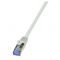 LogiLink PrimeLine - Patch cable - RJ-45 (M) to RJ-45 (M) - 1.5 m - SFTP, PiMF - CAT 7 - halogen-free, molded, snagless - grey