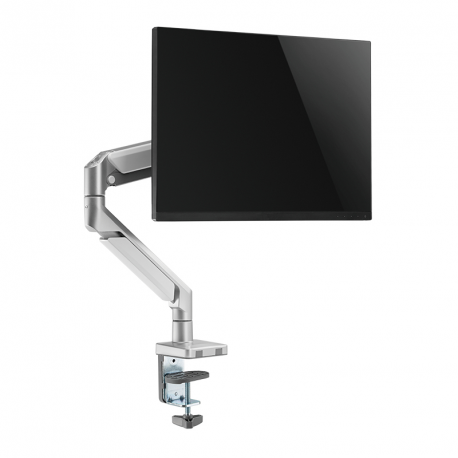 LogiLink - Mounting kit - for LCD display /  curved LCD display (adjustable arm) - plastic, aluminium, steel - screen size: 17"-32" - desk-mountable - 1