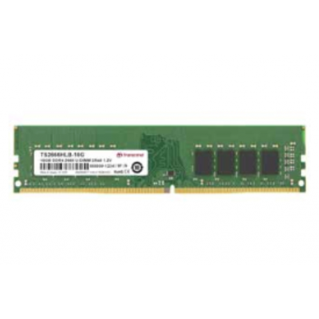 Transcend JetRAM - DDR4 - module - 16 GB - DIMM 288-pin - 2666 MHz / PC4-21300 - CL19 - 1.2 V - unbuffered - non-ECC - 0