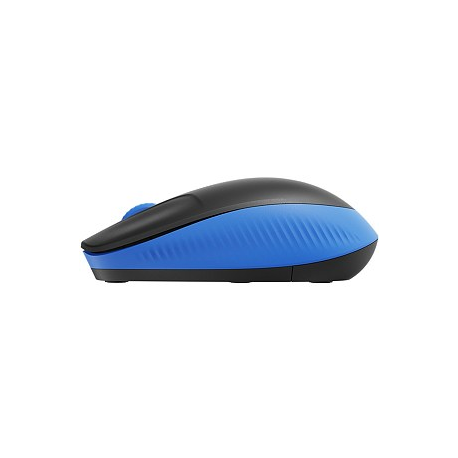 Logitech M190 - Mouse - optical - 3 buttons - wireless - USB wireless receiver - blue - 3