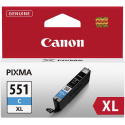 Canon CLI-551C XL - 11 ml - High Yield - cyan - original - ink tank - for PIXMA iP8750, iX6850, MG5550, MG5650, MG5655, MG6450, MG6650, MG7150, MG7550, MX725, MX925
