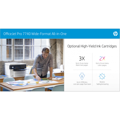 HP Officejet 7740 eAll in One One Wide Format
