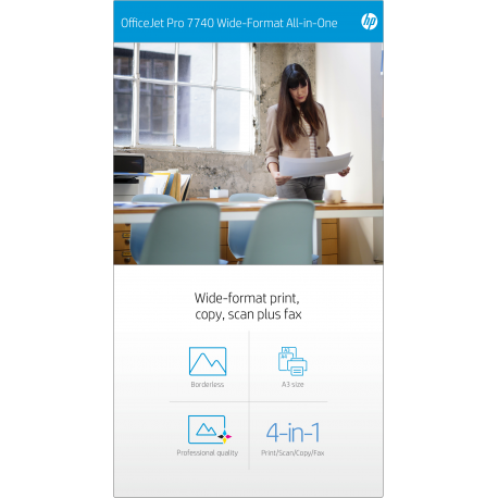 HP Officejet 7740 eAll in One One Wide Format