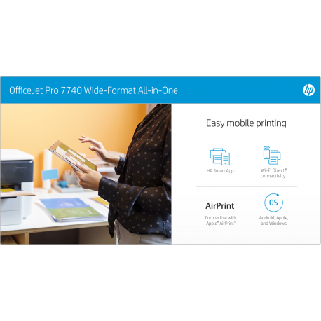 HP Officejet 7740 eAll in One One Wide Format