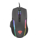 Genesis Xenon 220 - Mouse - ergonomic - optical - 7 buttons - wired - USB - black