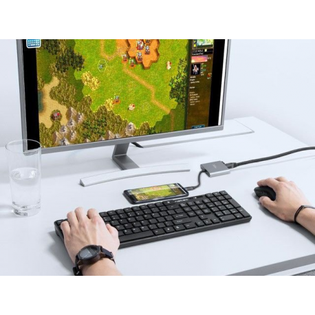 Natec Fowler Mini - Docking station - USB-C - HDMI - 9