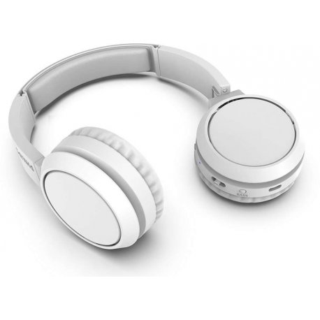 PHILIPS Wireless On-Ear Headphones TAH4205WT/00 Bluetooth®, Built-in microphone, 32mm drivers/closed-back, White
