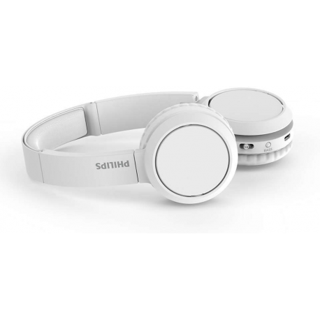 PHILIPS Wireless On-Ear Headphones TAH4205WT/00 Bluetooth®, Built-in microphone, 32mm drivers/closed-back, White