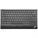 Lenovo ThinkPad TrackPoint Keyboard II - Keyboard - with Trackpoint - wireless - 2.4 GHz, Bluetooth 5.0 - Estonian - key switch: Scissor-Key - pure black - for IdeaPad 1 14; 3 14; ThinkCentre neo 50; ThinkPad T14s Gen 3; X1 Nano Gen 2; V50t Gen 2-13