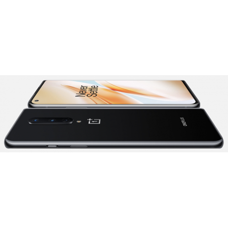 OnePlus 8 Onyx Black, 6.55 ", Fluid AMOLED, 1080 x 2400, Snapdragon 865, Internal RAM 8 GB, 128 GB, Dual SIM, 4G, Main camera 48