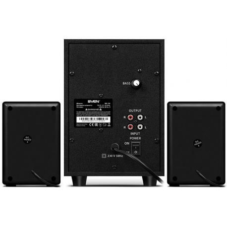 Speakers Sven Ms 110 Black 10w Usb Sd Sv
