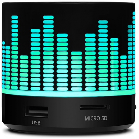Speaker SVEN PS-47, black (3W, Bluetooth, USB, microSD, FM, 300mA*h), SV-015794