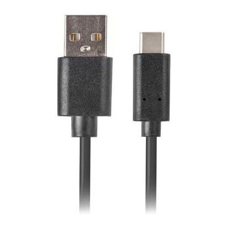 Lanberg - USB cable - USB (M) to USB (M) - USB 2.0 - 1.8 m - black - 1