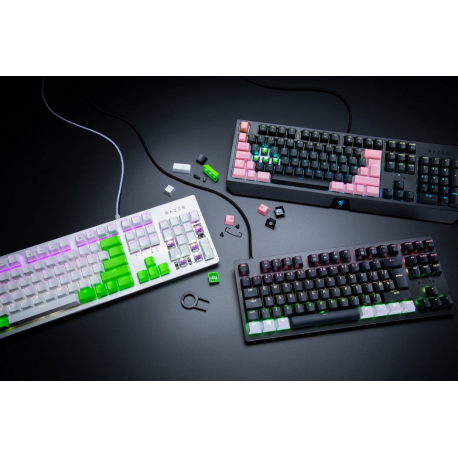 RAZER PBT Keycap Upgrade Set - Razer Green