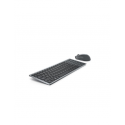Dell Multi-Device Wireless Keyboard and Mouse Combo KM7120W - Keyboard and mouse set - wireless - 2.4 GHz, Bluetooth 5.0 - QWERTY - Pan Nordic - titan grey