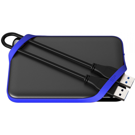 SILICON POWER A62 Game Drive - Hard drive - 1 TB - external (portable) - USB 3.2 Gen 1 - black, blue - 3
