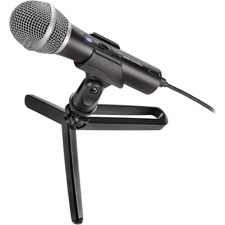 Audio Technika ATR2100x-USB Cardioid Dynamic Microphone, USB-C/XLR, Black, Wireless