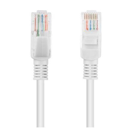 Lanberg - Patch cable - RJ-45 (M) to RJ-45 (M) - 15 m - UTP - CAT 5e - stranded - grey, RAL 7035 - 0