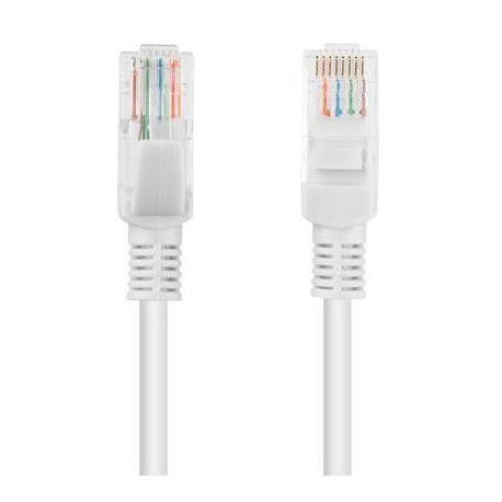 Lanberg - Patch cable - RJ-45 (M) to RJ-45 (M) - 50 cm - UTP - CAT 6 - stranded - grey, RAL 7035 - 0