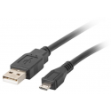 Lanberg - USB cable - USB (M) to Micro-USB Type B (M) - USB 2.0 - 1 m - black