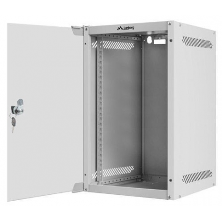 Lanberg - Rack cabinet - wall mountable - grey, RAL 7035 - 9U - 10" - 3