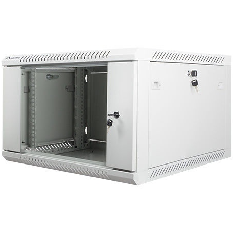 Lanberg - Rack cabinet - wall mountable - grey, RAL 7035 - 6U - 19" - 0