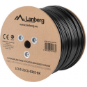 Lanberg - Bulk cable - 305 m - UTP - CAT 5e - outdoor, solid - black