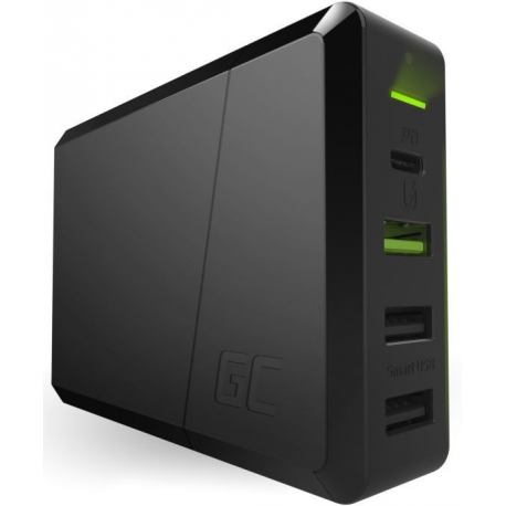 GREENCELL CHARGC01 Green Cell Power Source 75W 4-Port Charger with USB-C PD
