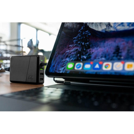 GREENCELL CHARGC01 Green Cell Power Source 75W 4-Port Charger with USB-C PD