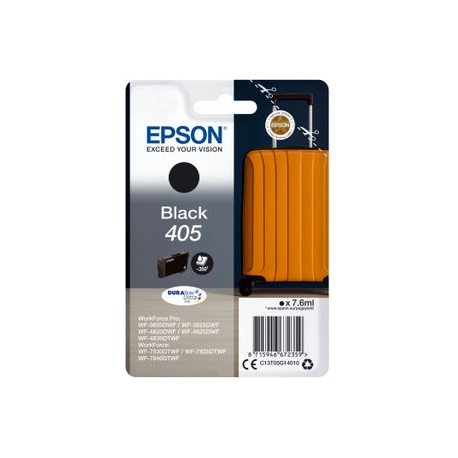 Epson 405 - 7.6 ml - black - original - ink cartridge - for WorkForce WF-7310, 7830, 7835, 7840; WorkForce Pro WF-3820, 3825, 4820, 4825, 4830, 7840 - 1