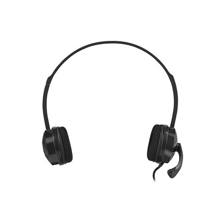 Natec Canary Go - Headset - on-ear - wired - 3.5 mm jack - black - 2