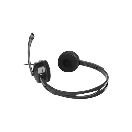 Natec Canary Go - Headset - on-ear - wired - 3.5 mm jack - black - 3