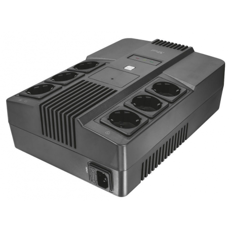Trust Maxxon - UPS - AC 220-240 V - 800 VA - 7 Ah - output connectors: 6 - 5