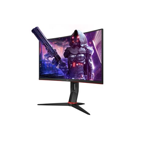 AOC C24G2U/BK 23.8inch 1920x1080 VA Curved 130MM 165Hz 1MS MPRT FreeSync Premium USB HUB SPEAKERS DPx1 HDMIx2 VESA 100x100 GAMIN