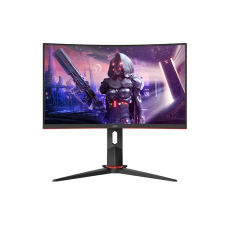 AOC C24G2U/BK 23.8inch 1920x1080 VA Curved 130MM 165Hz 1MS MPRT FreeSync Premium USB HUB SPEAKERS DPx1 HDMIx2 VESA 100x100 GAMIN