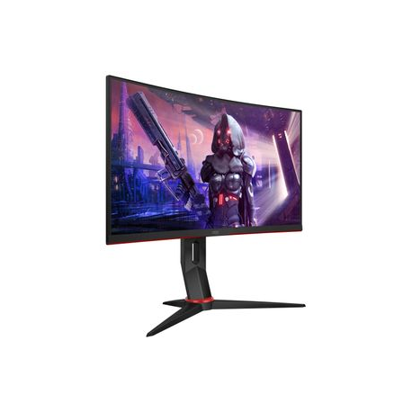 AOC C24G2U/BK 23.8inch 1920x1080 VA Curved 130MM 165Hz 1MS MPRT FreeSync Premium USB HUB SPEAKERS DPx1 HDMIx2 VESA 100x100 GAMIN