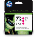 HP 712 - 3-pack - 29 ml - magenta - original - DesignJet - ink cartridge