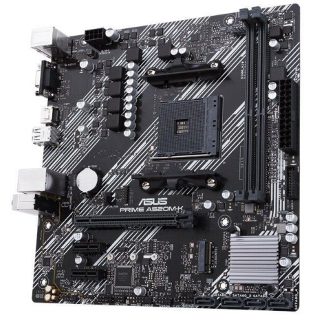 ASUS PRIME A520M-K AMD Socket AM4 for 3rd Gen AMD Ryzen mATX Form Factor DDR4