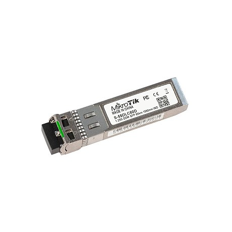 MIKROTIK SFP 1.25G module for 80km links with Dual LC-connector