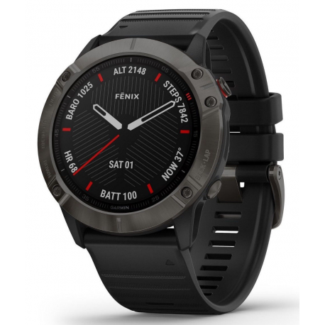 SMARTWATCH FENIX 6X SAPPHIRE/C.GREY/BK 010-02157-11 GARMIN